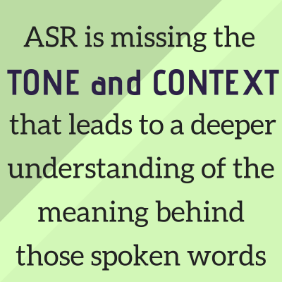 ASR: When Verbatim Isn't Enough